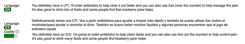 Early prototype of English to Spanish, using txtai for translation