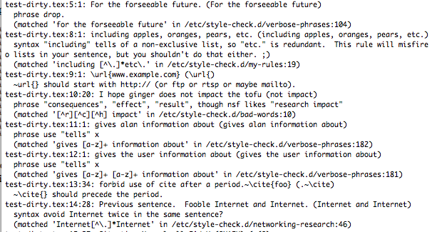 style-check.rb on test-dirty.tex with verbose output